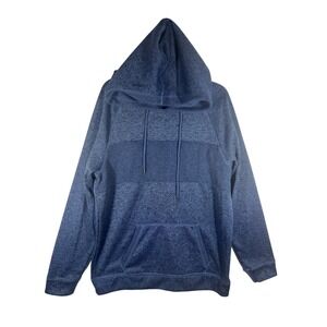 CALIVILLE Men Heathered Blue Pullover Hoodie‎ Sweatshirt Size XL